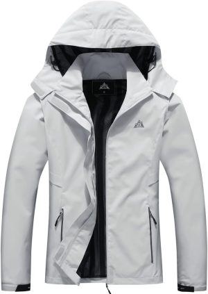 MOERDENG Women’s Waterproof R...