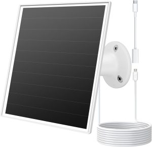 6W Solar Panel for Outdoor Security...