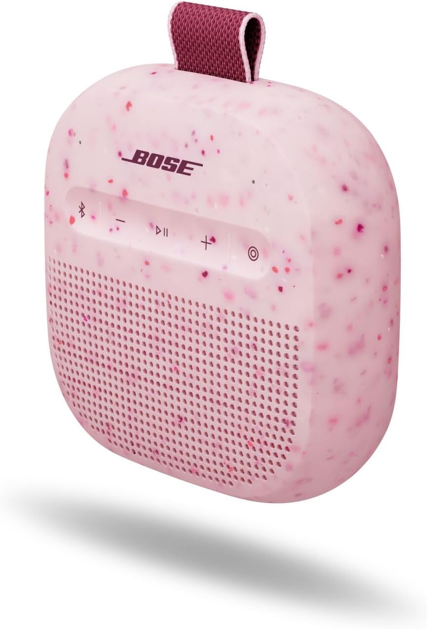 Bose SoundLink Micro Portable Bluetooth Speaker (2nd Gen), Wireless Outdoor Speaker, Up to 12 Hours Battery Life, Waterproof and Dustproof, Petal Pink - Limited Edition Color - Image 4