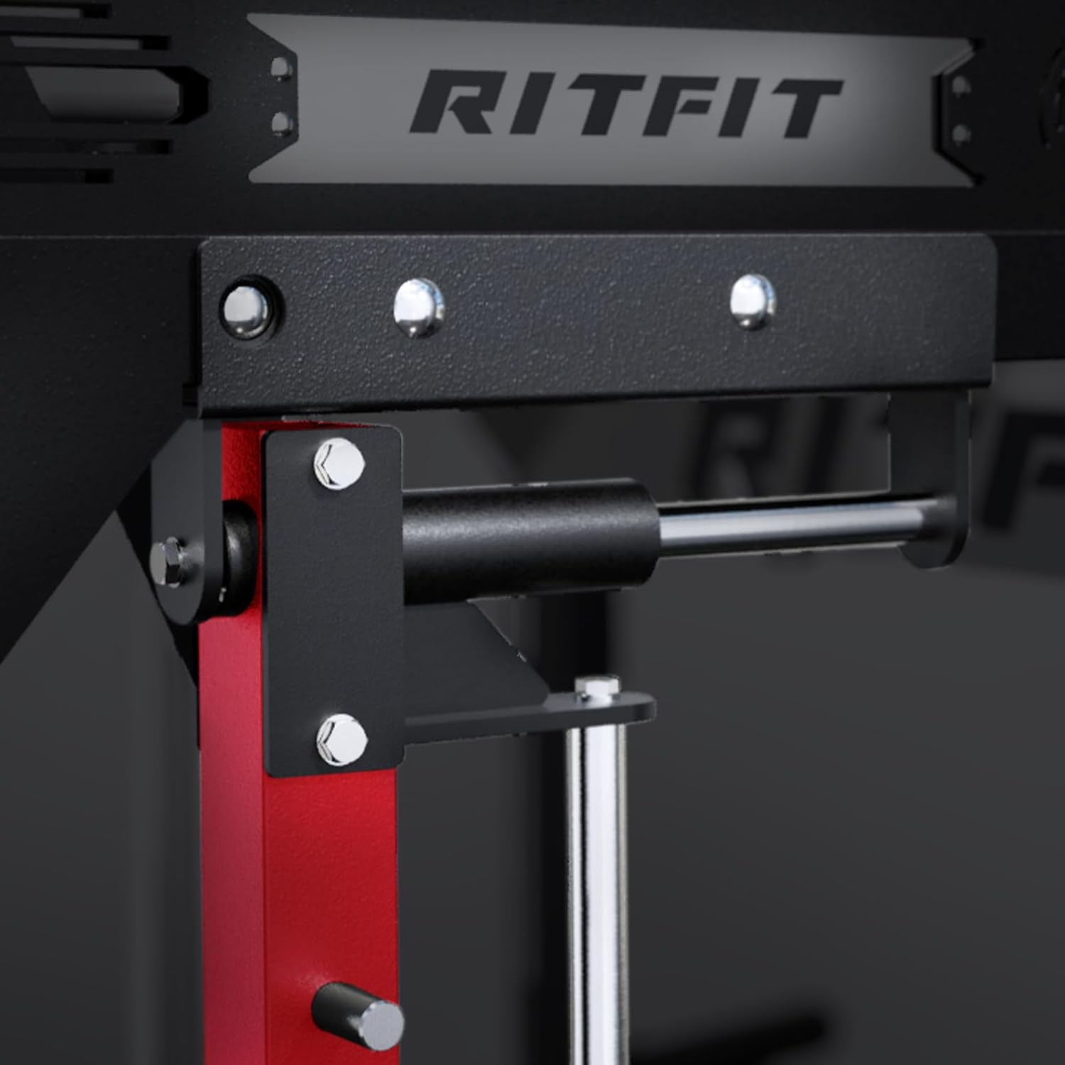RitFit M2 Smith Machine with Cable Crossover System, 3D Functional Trainer & Power Cage, 16 Adjustment Holes, 6 Storage Pegs for Full-Body Home Gym - Image 4