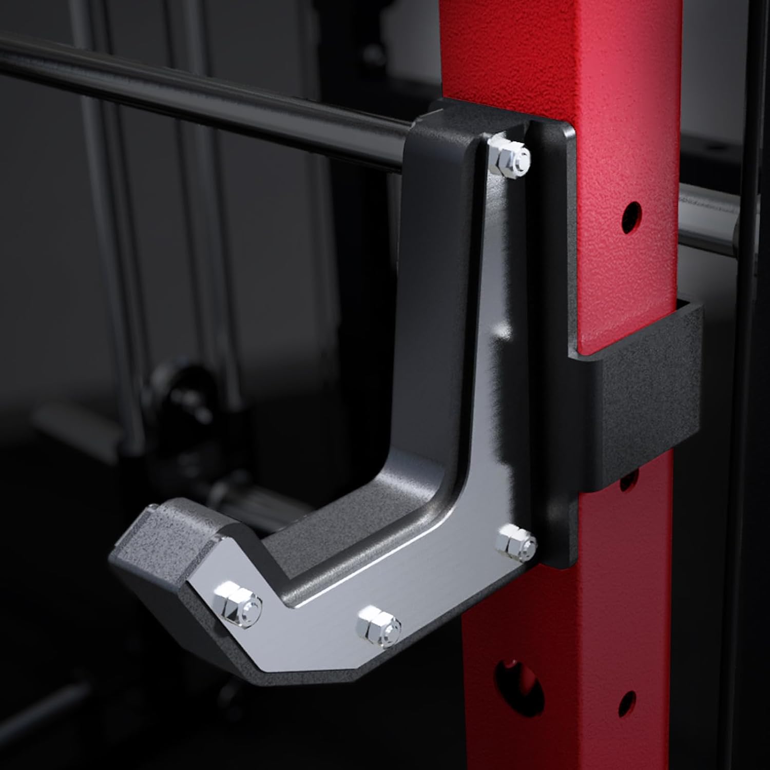 RitFit M2 Smith Machine with Cable Crossover System, 3D Functional Trainer & Power Cage, 16 Adjustment Holes, 6 Storage Pegs for Full-Body Home Gym - Image 6
