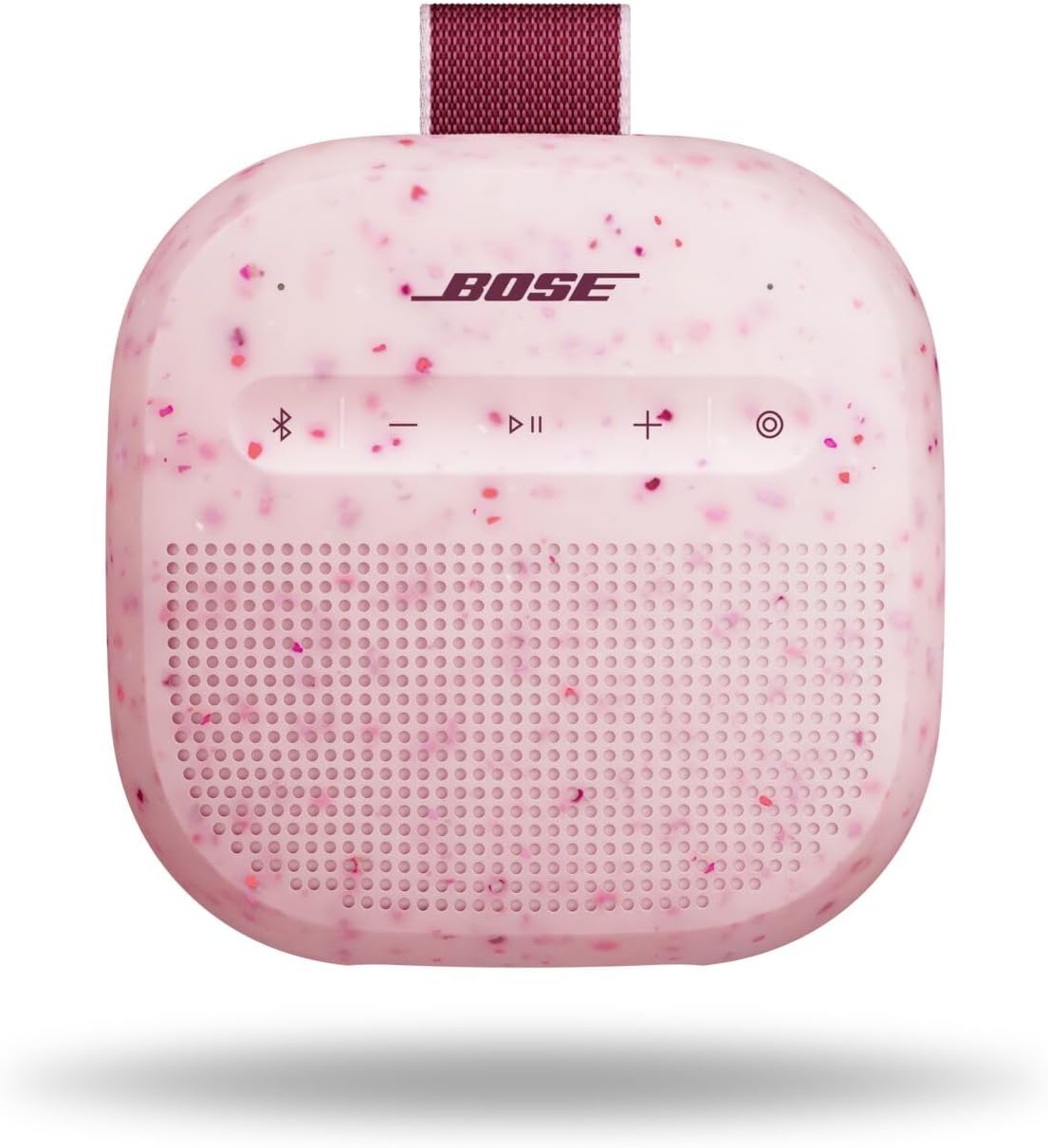 Bose SoundLink Micro Portable Bluetooth Speaker (2nd Gen), Wireless Outdoor Speaker, Up to 12 Hours Battery Life, Waterproof and Dustproof, Petal Pink - Limited Edition Color