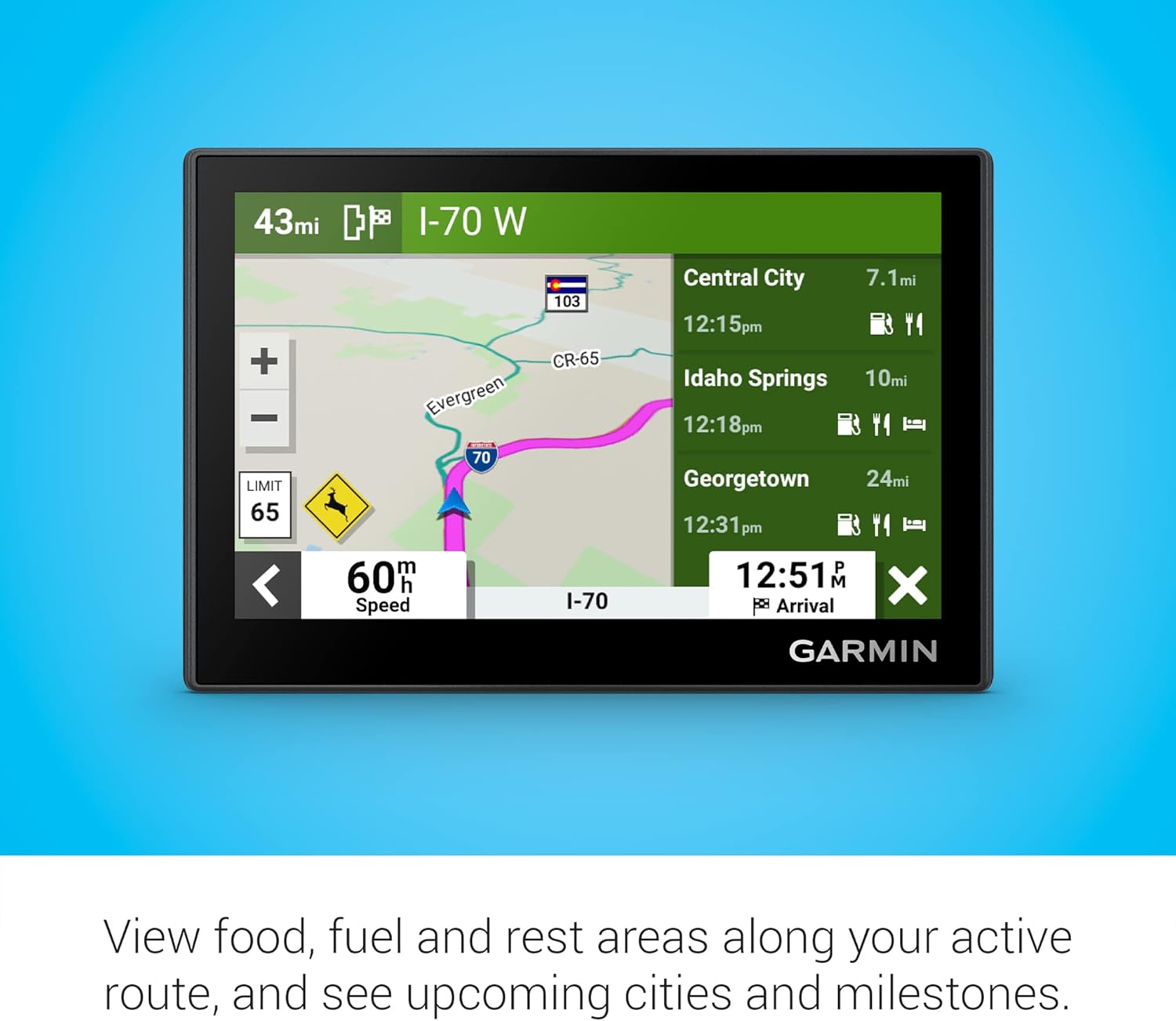 Garmin Drive™ 53 GPS Navigator, High-Resolution Touchscreen, Simple On-Screen Menus and Easy-to-See Maps, Driver Alerts - Image 5