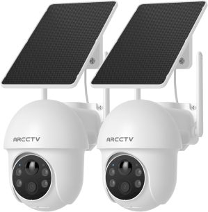 ARCCTV Solar Security Cameras Wirel...