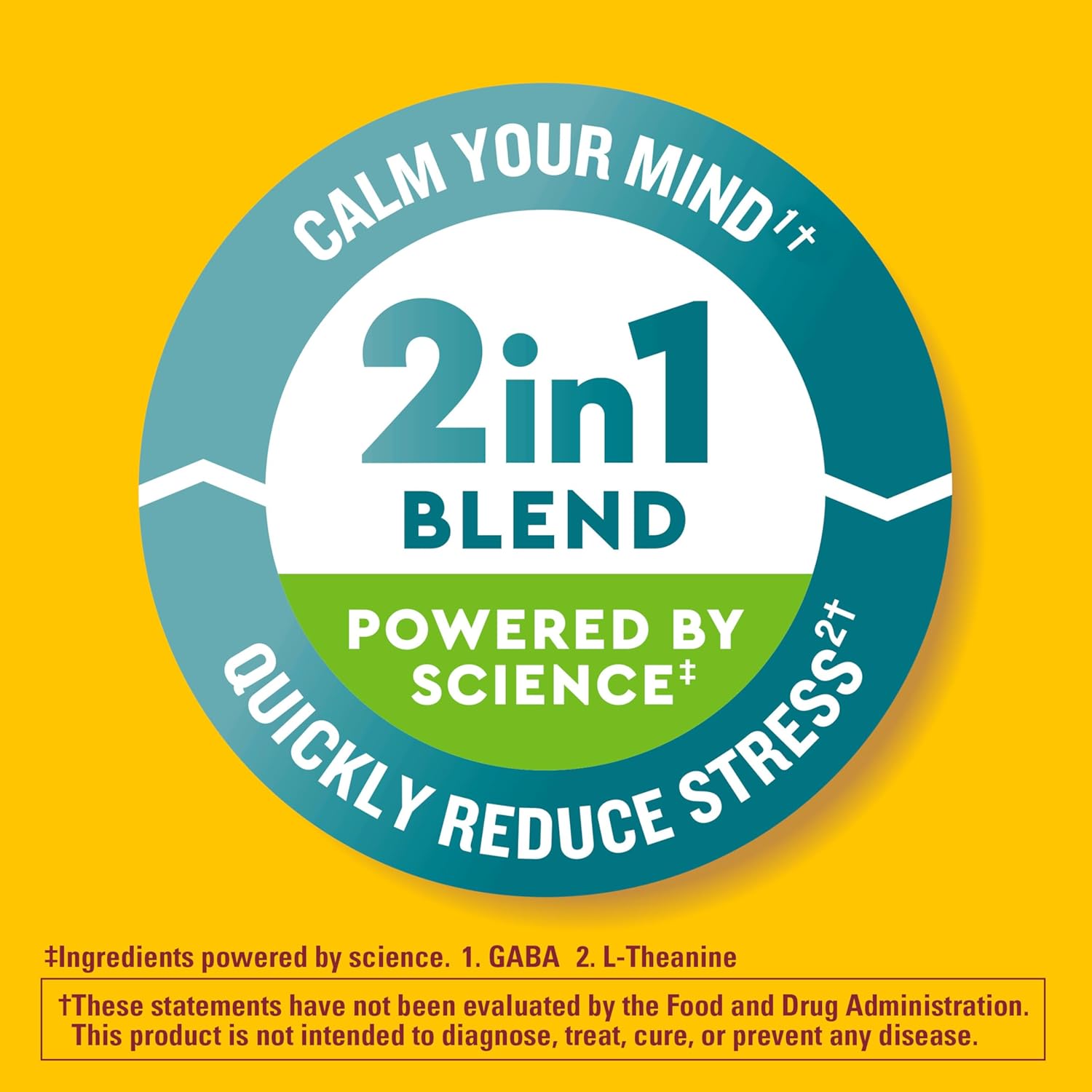 Nature Made Wellblends Stress Relief Gummies, L theanine 200mg to Help Reduce Stress, with GABA 100mg, Same Day Stress Support, 40 Strawberry Flavor Gummies - Image 2