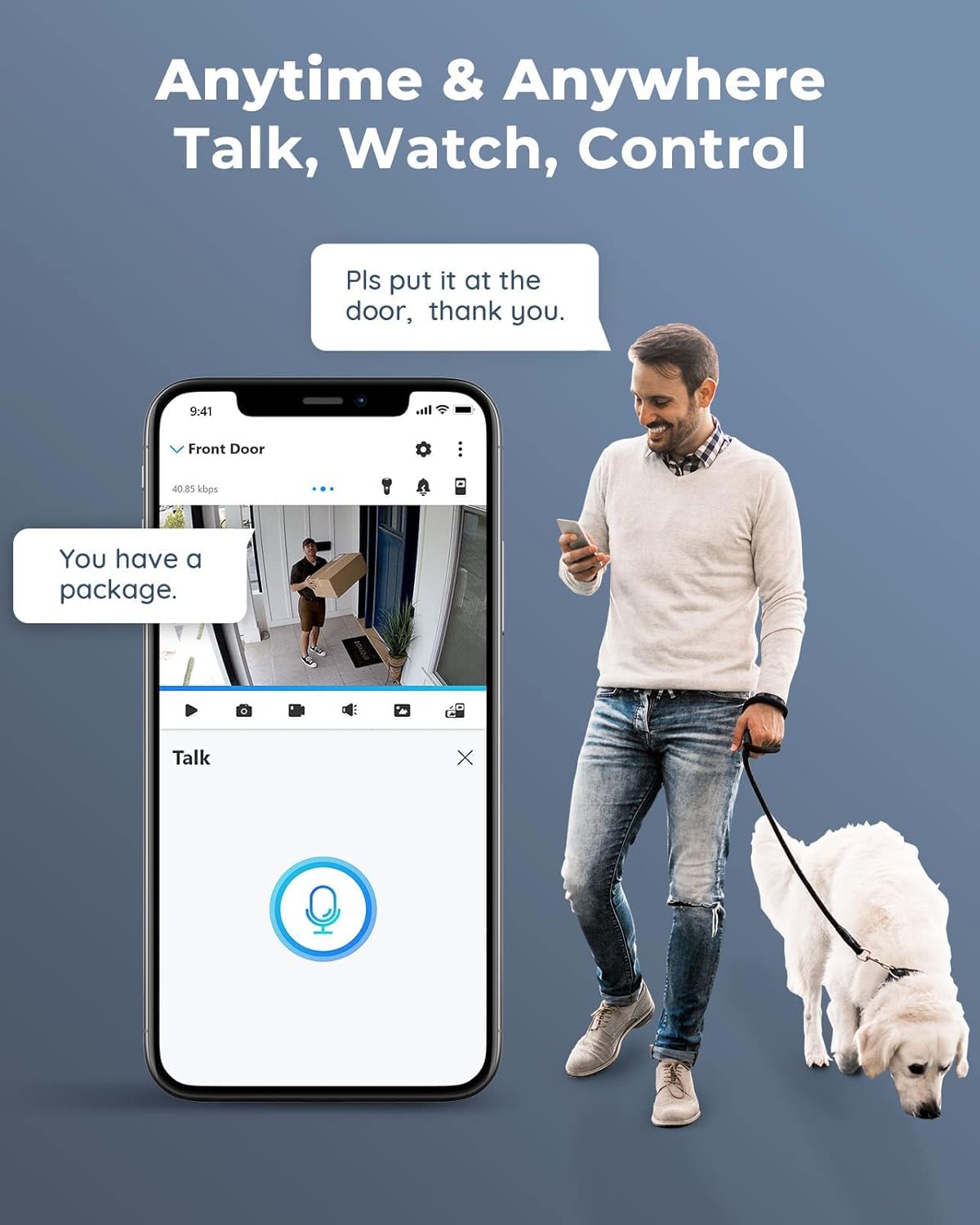 REOLINK 12MP Security Camera System Commercial, 8pcs H.265 12MP PoE Security Cameras Outdoor, Person Vehicle Pet Detection, Spotlight Color Night Vision, 16CH NVR 4TB HDD, RLK16-1200B8-A - Image 4
