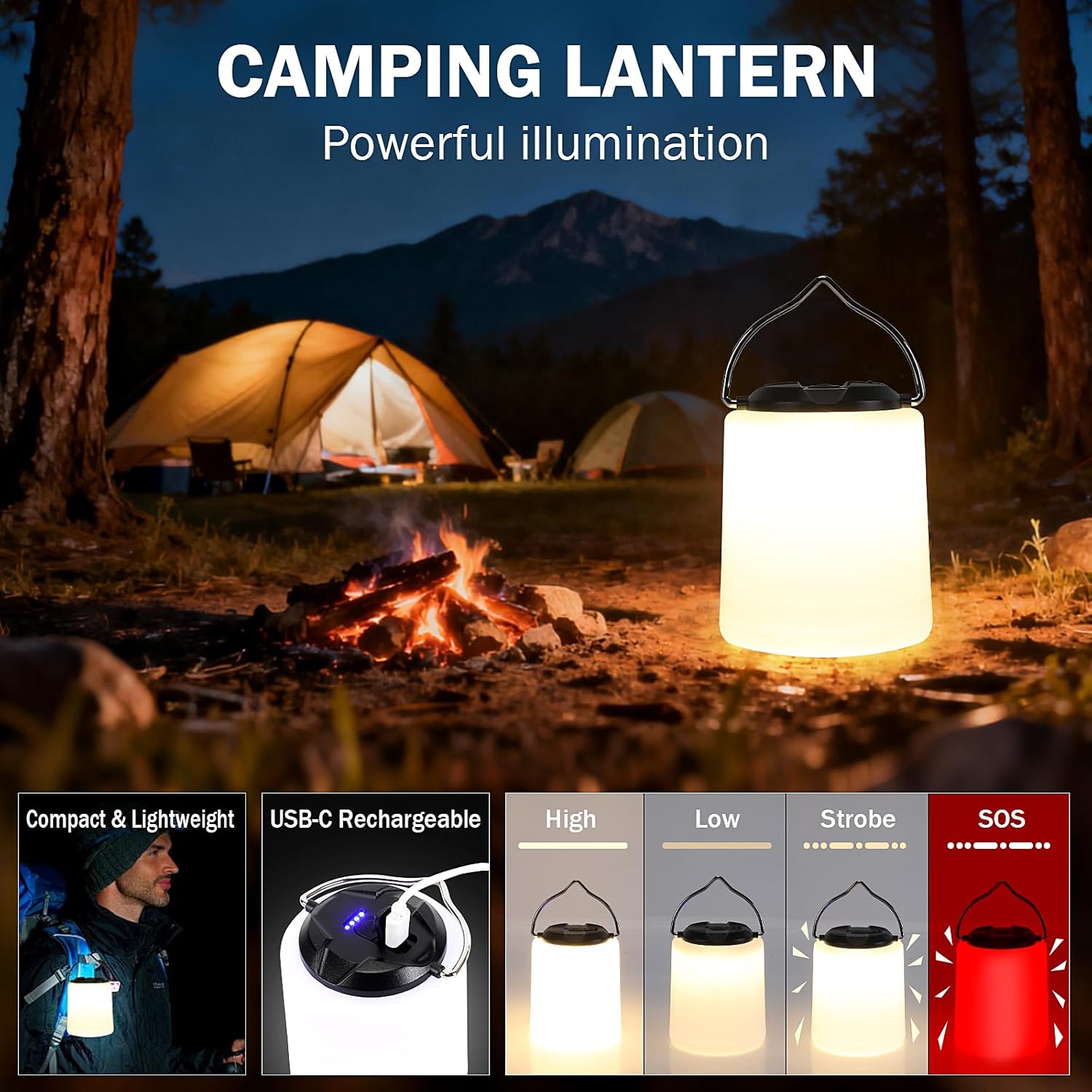 Survival Kit, Survival Gear and Equipment 258 PCS with Water Filter, Emergency Tent, LED Lantern, First Aid Kit Supplies, 25L Backpack for Family, Outdoor Camping, Hiking Gifts for Men Christmas - Image 4