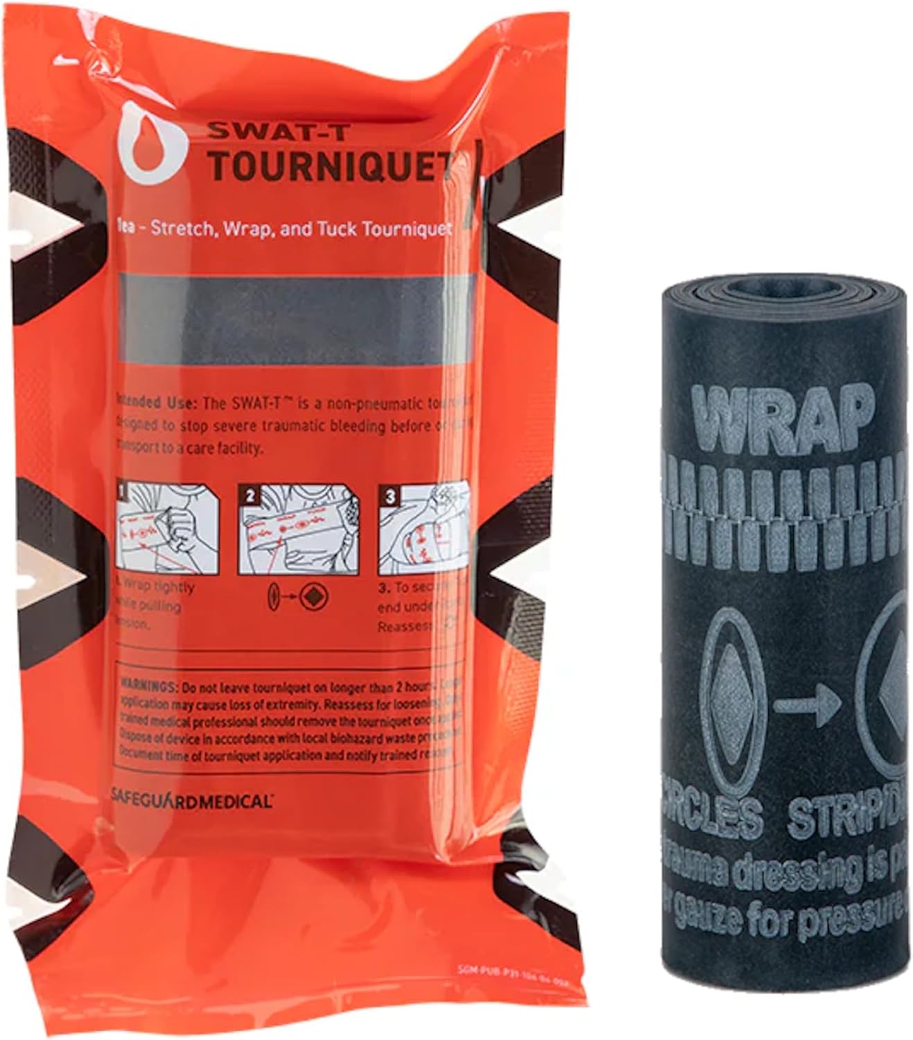 SWAT-T™ Tourniquet Black by Safeguard Medical, Emergency First Aid Equipment for Massive Hemorrhage Control, Made in The USA - Image 2