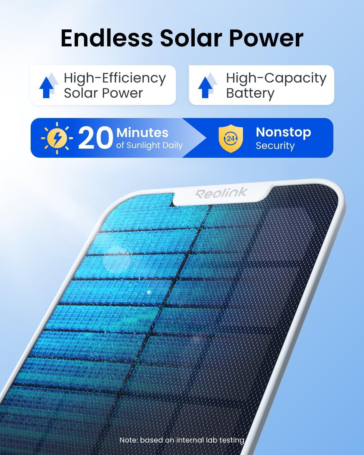 REOLINK First 4K Solar Security Cameras Wireless Outdoor, Argus PT Ultra+Solar Panel, 360° Pan Tilt Auto-Tracking, 8MP Color Night Vision, 2.4/5 GHz Wi-Fi 6, No Subscriptions, Home Hub Compatible - Image 4