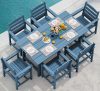 SERWALL 7-Piece Patio Dining Table ...