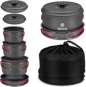 Alocs Camping Cookware Set Camping ...