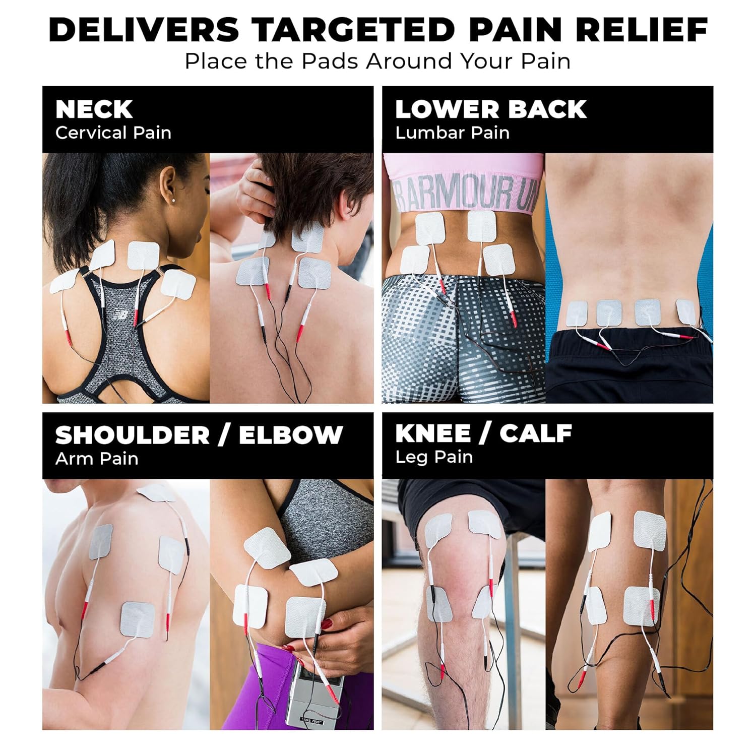 TENS 7000 Digital TENS Unit with Accessories - Muscle Stimulator Machine for Back Pain Relief, Sciatica, Neck, Nerve, Shoulder, Hip, Elbow, Muscle Pain Relief - Image 6