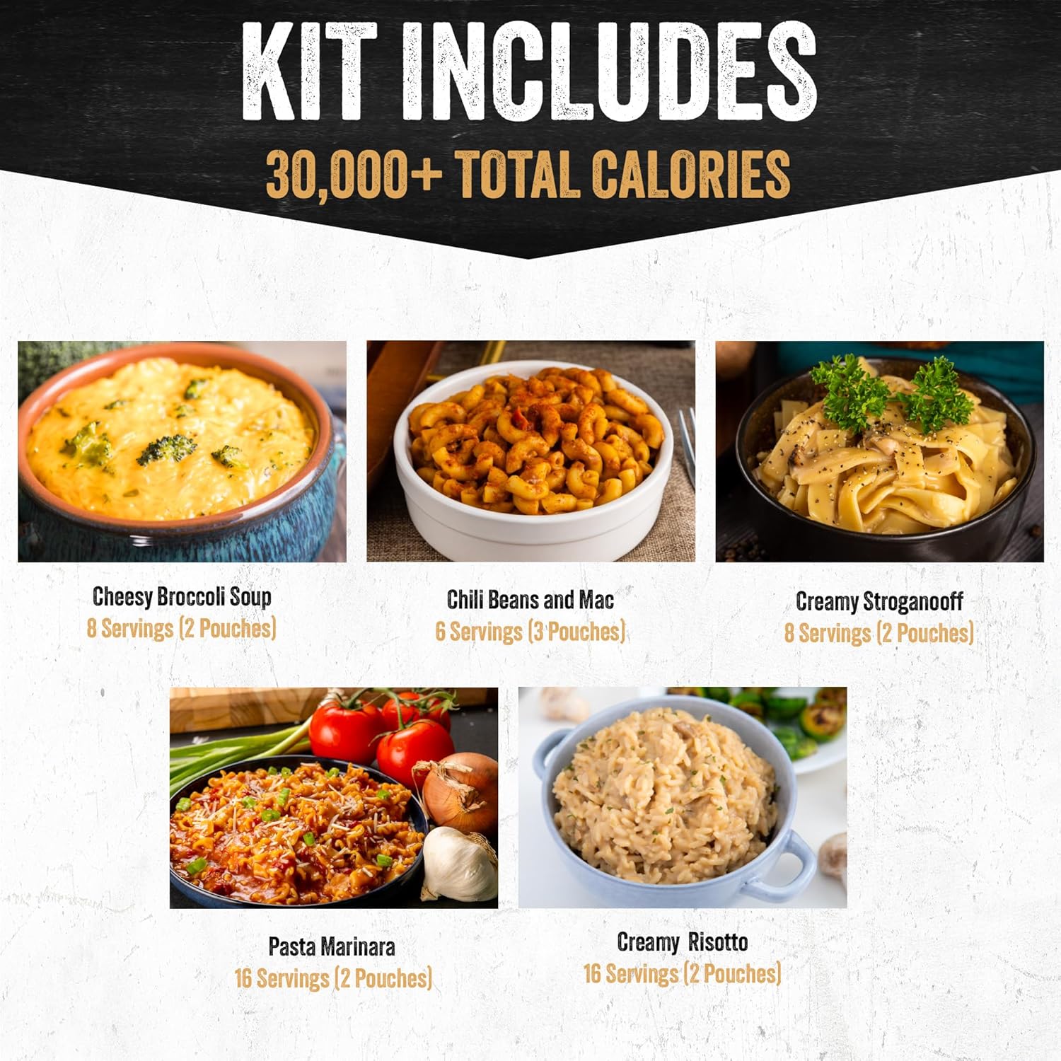 Ready Hour 120 Serving Entree Bucket-Freeze Dried Emergency Food Supply-Survival Meals with Long Shelf Life-Prepper Essentials for Disaster, Camping, Hiking, or Outdoor Use - Image 5