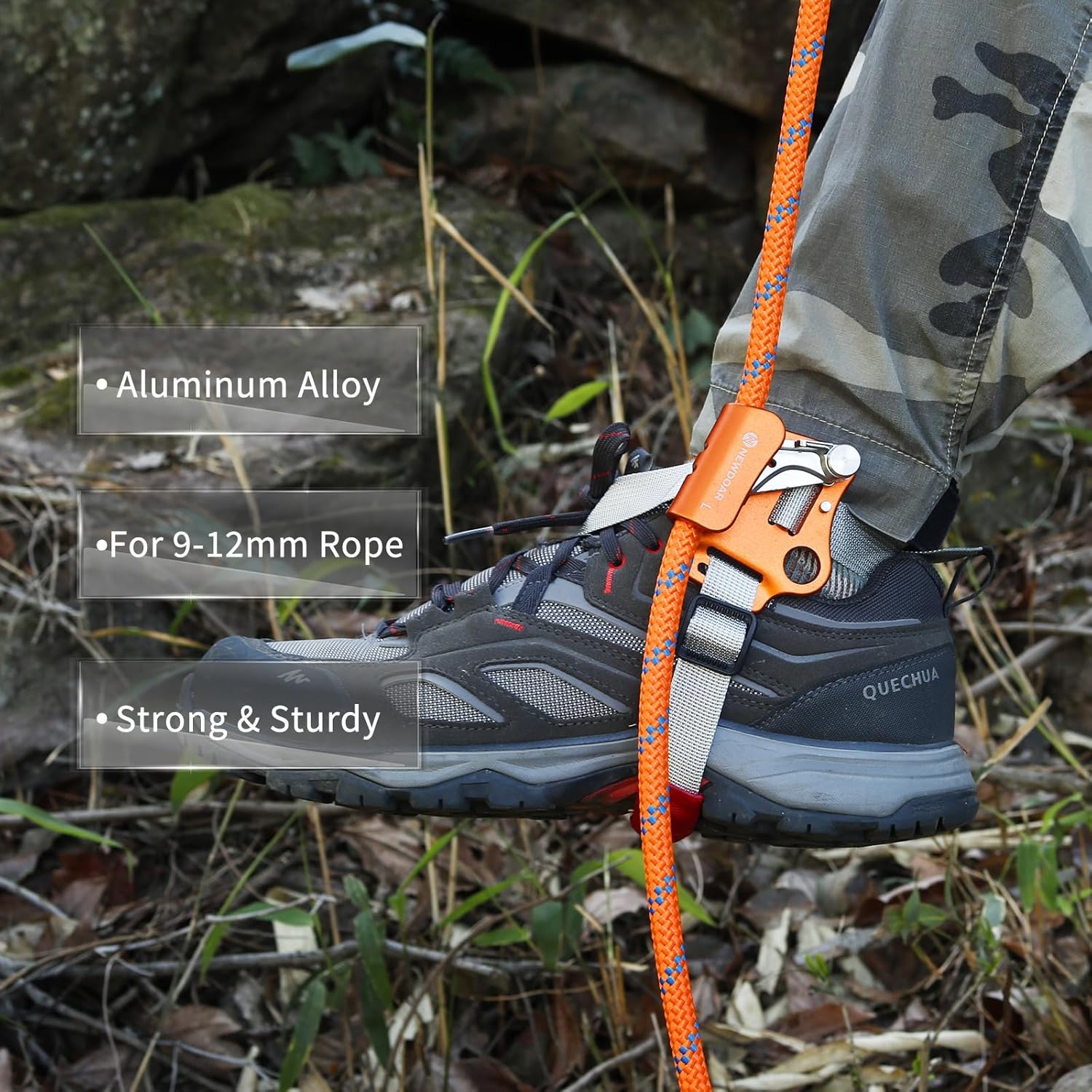 NewDoar Foot Ascender Riser Rock Climbing Mountaineering Equipment Climbing Device - Image 3