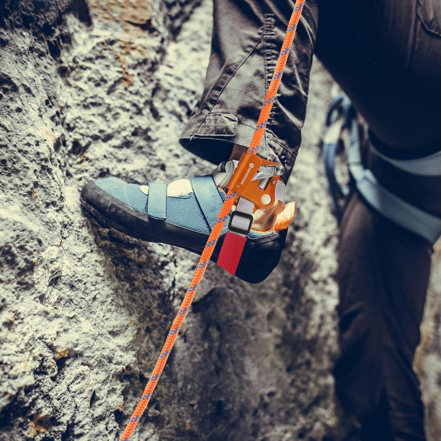 NewDoar Foot Ascender Riser Rock Climbing Mountaineering Equipment Climbing Device - Image 7
