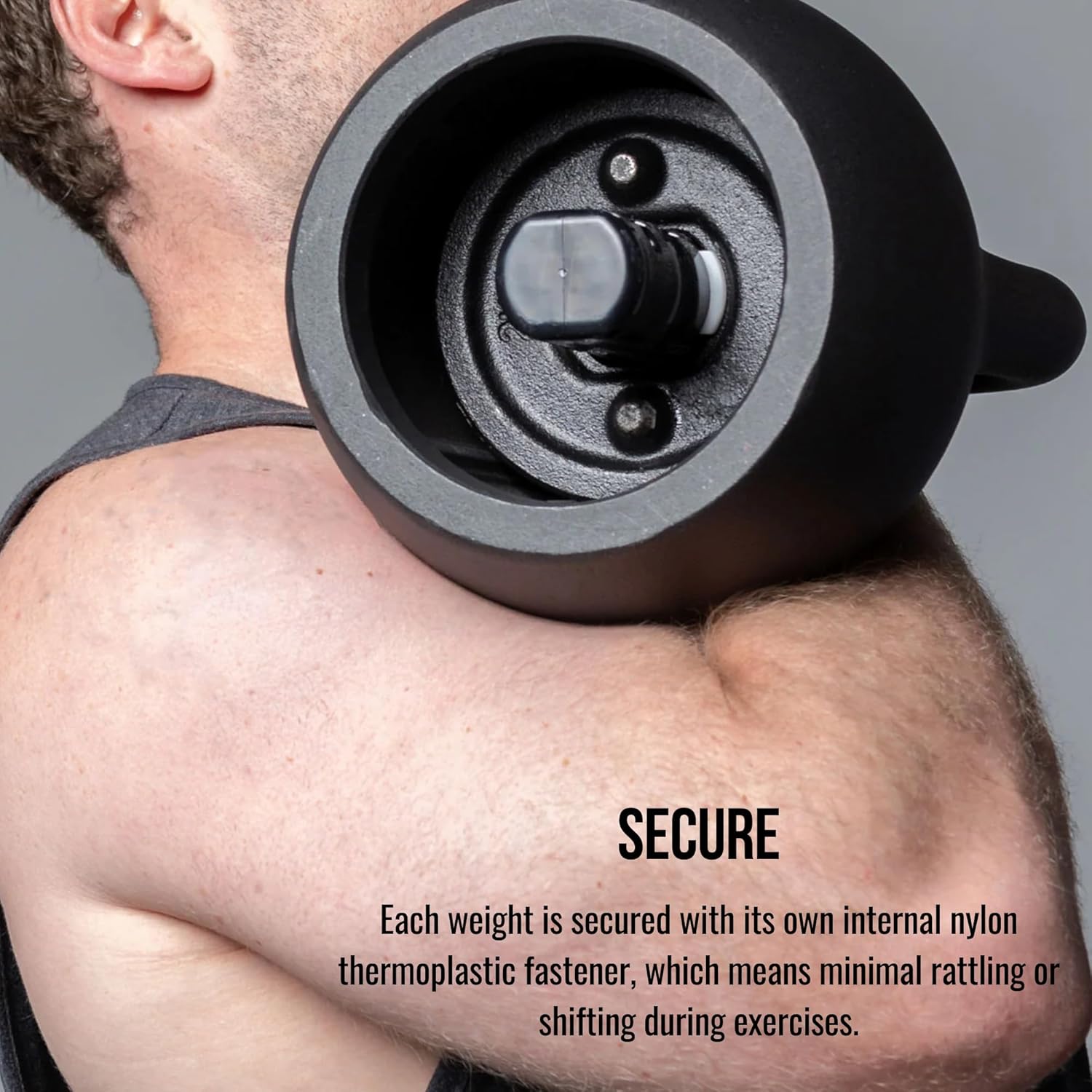 Rep Fitness Adjustable Kettlebell | Weight Set for Home Gym | Strength Training Equipment for Men & Women | Compact Steel Bell with Ergonomic Handle | 20–40 lb (9–18 kg) Variable Options - Image 7