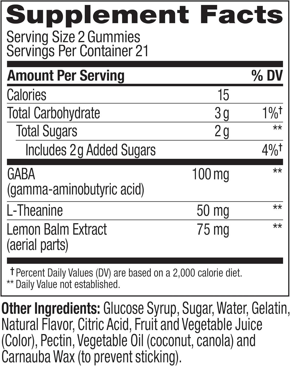 OLLY Goodbye Stress Gummy, GABA, L-Theanine, Lemon Balm, Stress Relief Supplement, Berry - 42 Count - Image 9