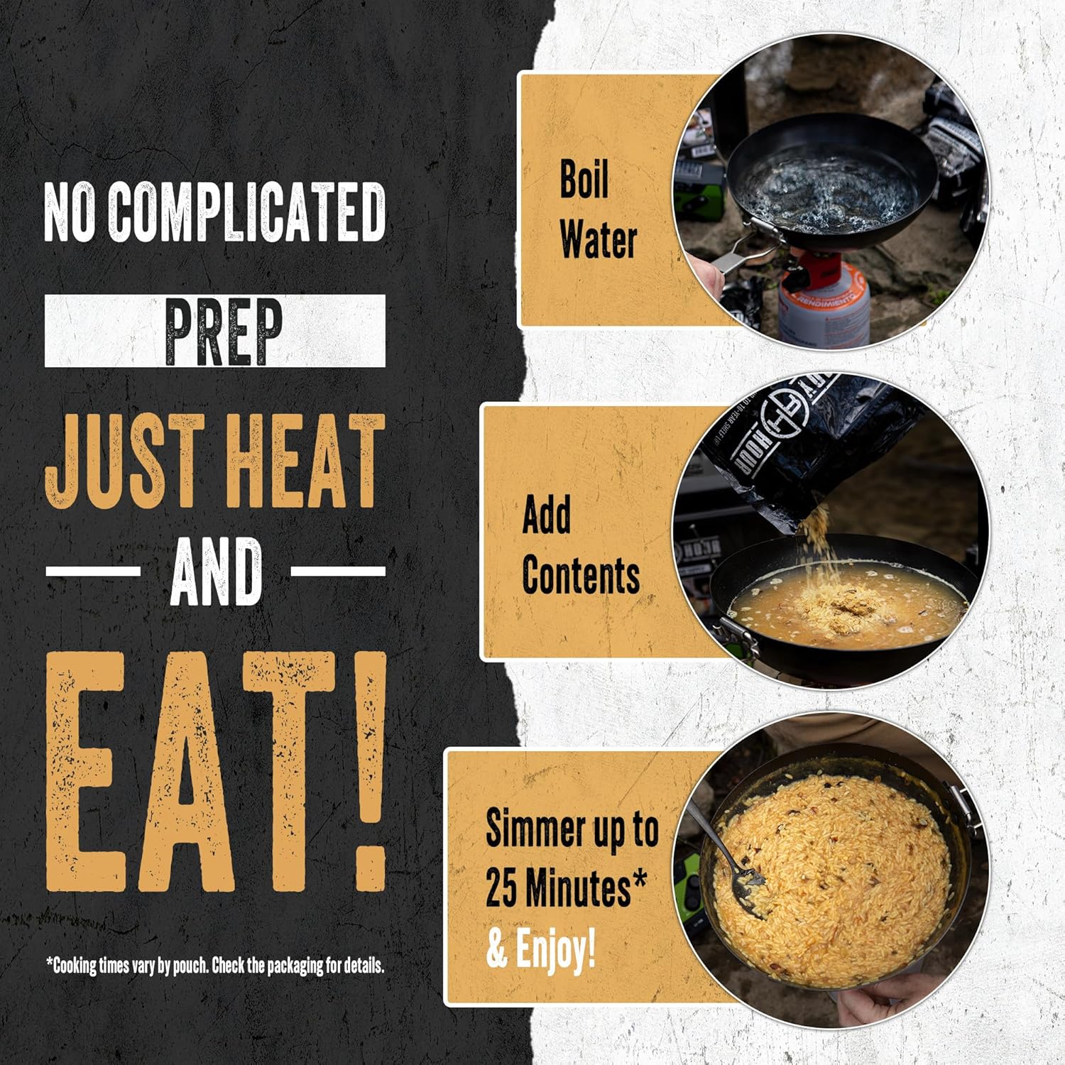 Ready Hour 120 Serving Entree Bucket-Freeze Dried Emergency Food Supply-Survival Meals with Long Shelf Life-Prepper Essentials for Disaster, Camping, Hiking, or Outdoor Use - Image 7