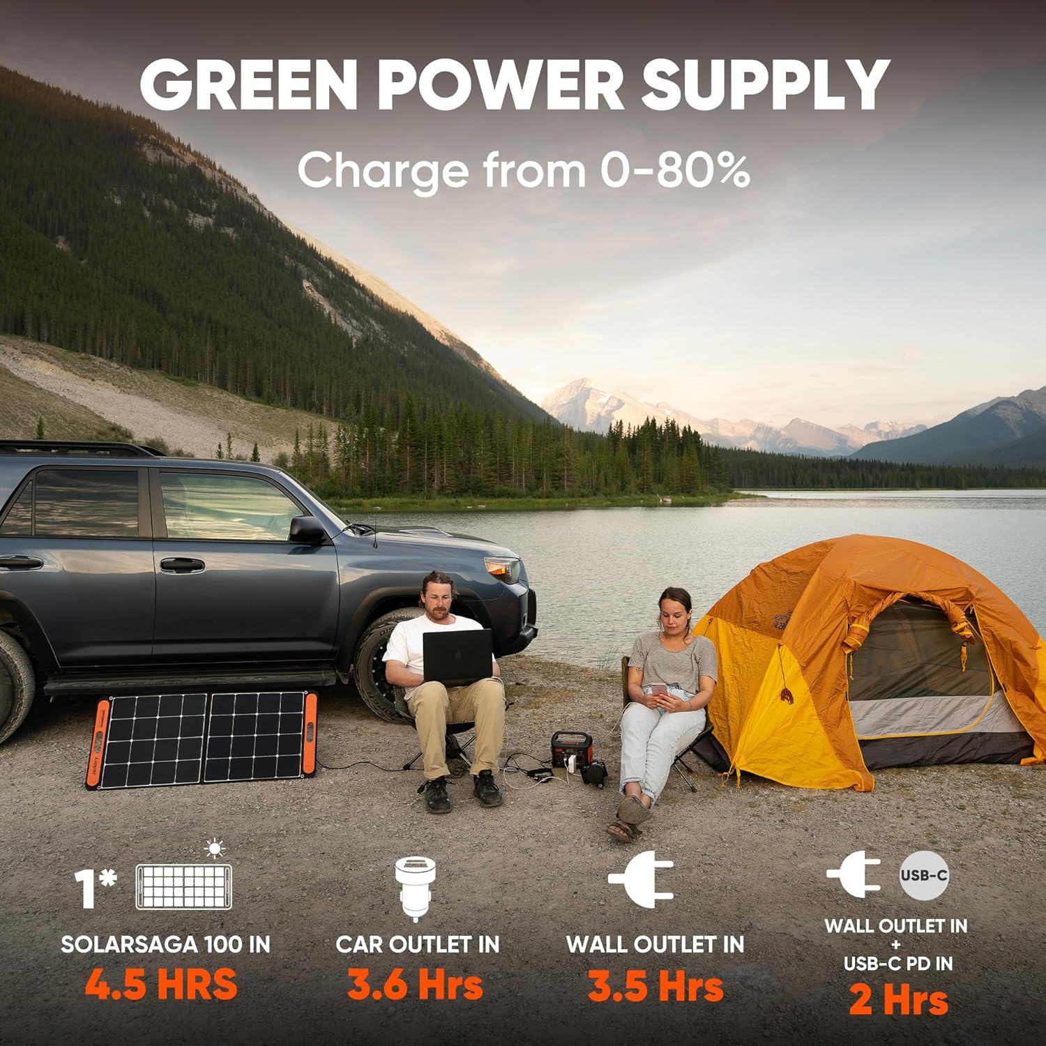 Jackery Portable Power Station Explorer 300, 292Wh Backup LiFePO4 Battery, Solar Generator for Outdoors Camping Travel Hunting Blackout (Solar Panel Optional) - Image 5