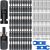 80PCS Solar Connectors, 40 Pairs IP67 Waterproof Solar Panel Connectors with 2 Spanners, Suitable for Solar Wire 14-10 awg.(Without Solar Crimper)