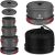Alocs Camping Cookware Set Camping Gear, Compact Camping Pots and Pans Set, Durable Hard Alumina Camping Cooking Set for Outdoor Backpacking Camping Hiking Picnic, Included Mesh Carry Bag