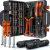 SOMELINE Solar Connector Crimping Tool Kit, 14-10 AWG Crimper for Solar Panel Cables, Tool Kit with 12 Pairs of Solar Connectors and Wrench and Stripper and Crimper, Solar Panel Connectors