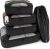 Shacke Packing Cubes for Travel 5 Set – Luggage Organizer Bags for Suitcase – 4 Cubes + Laundry Bag – Water-Resistant Nylon – Pure Black